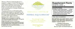Label for Herbal Equilibrium