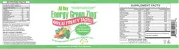 Label for All Day Energy Green Zing