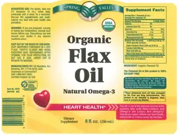 Organic Flax Oil