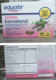 Label for Regular Strength Estroblend