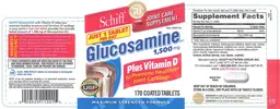 Glucosamine HCl 1,500 mg Plus Vitamin D