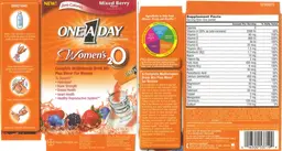 Label for Women's 2O Mixed Berry Flavor