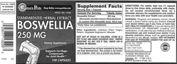 Standardized Herbal Extract Boswellia 250 mg