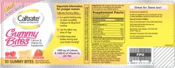 Label for Gummy Bites