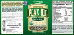 Organic Flax Oil
