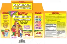 Label for ProBiotic Acidophilus