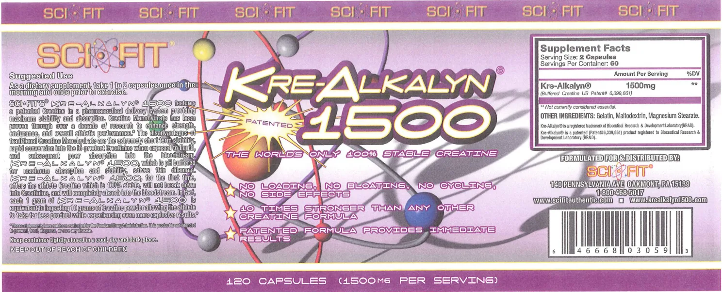 Label for Kre-Alkalyn 1500