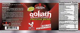 Label for Goliath Multi Vitamin