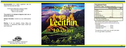 Label for Lecithin 19 Grain