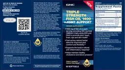 Label for Fish Oil 1400 +Joint Support
