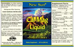 Label for Cal-Mag Liquid