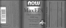 Label for MaxEPA 1000 mg