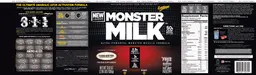 Label for Monster Milk Cake Batter