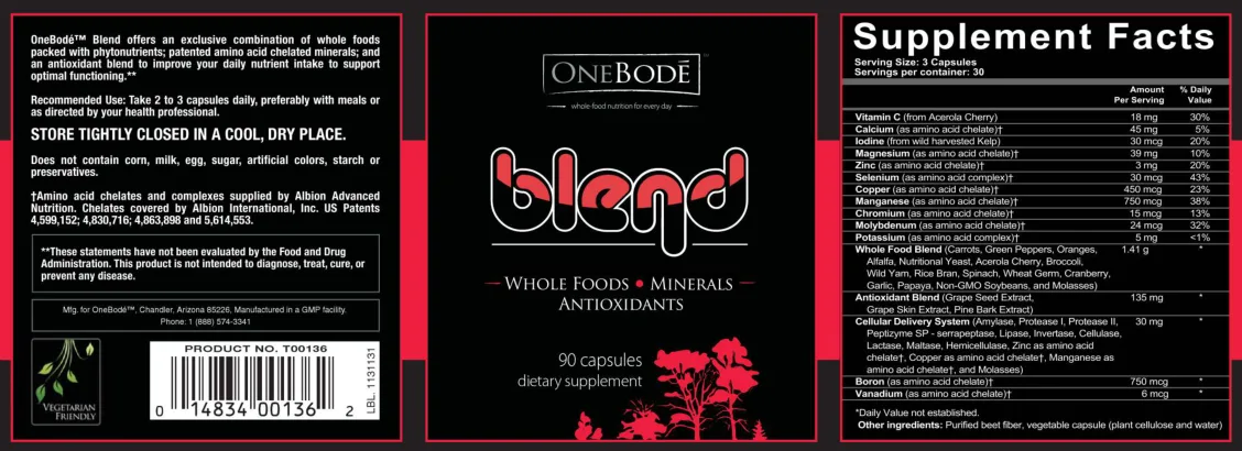 Label for Blend
