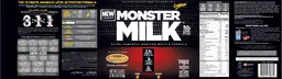Label for Monster Milk Caffeinated Mocha Latte