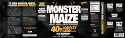 Label for Monster Maize Blue Raspberry