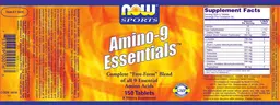 Label for Amino-9 Essentials