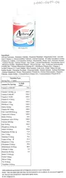 Label for Advanced Formula A Thru Z
