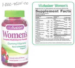Label for Women's Complete MultiVitamin Formula