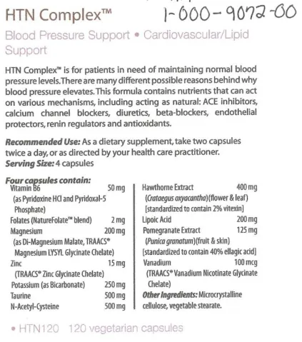 Label for HTN Complex