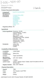 Label for Zatean-Pn DHA