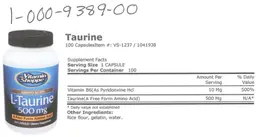 L-Taurine 500 mg