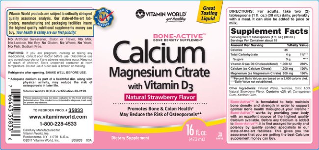 Calcium Magnesium Citrate With Vitamin D