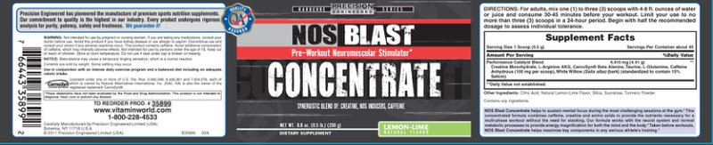 NOS Blast Concentrate