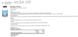 Ginger Root 500 mg