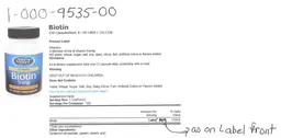 Biotin 5 mg