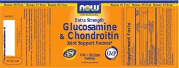 Label for Extra Strength Glucosamine & Chondroitin