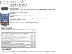 Label for Multi-Enzyme