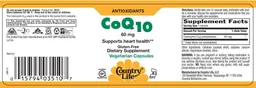 Label for CoQ10 60 mg