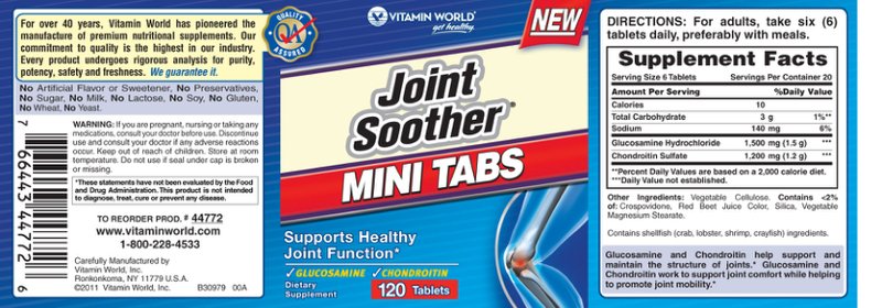 Joint Soother Mini Tabs