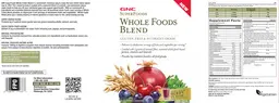 Label for Whole Foods Blend Berry Flavor