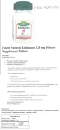 Echinacea Standardized Extract 125 mg