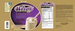 Label for Whey For Her Protein Vanilla Bean