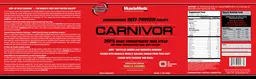Label for Carnivor Vanilla Caramel