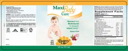 Label for Maxi Baby Care