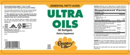 Label for Ultra Oils