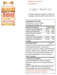 Label for Kidney Factors