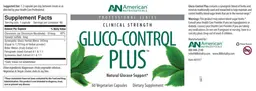 Label for Gluco-Control Plus