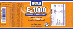 Label for E-1000