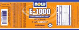 Label for E-1000