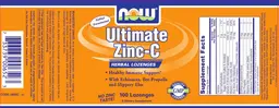 Label for Ultimate Zinc-C