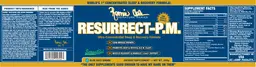 Label for Ressurect-P.M. Blue Razz Dream