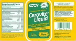 Label for Cerovite Liquid