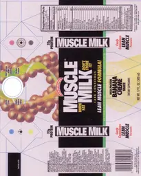 Label for Muscle Milk Banana Creme Shake