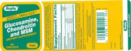 Label for Glucosamine, Chondroitin And MSM