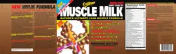 Label for Muscle Milk Brownie Batter